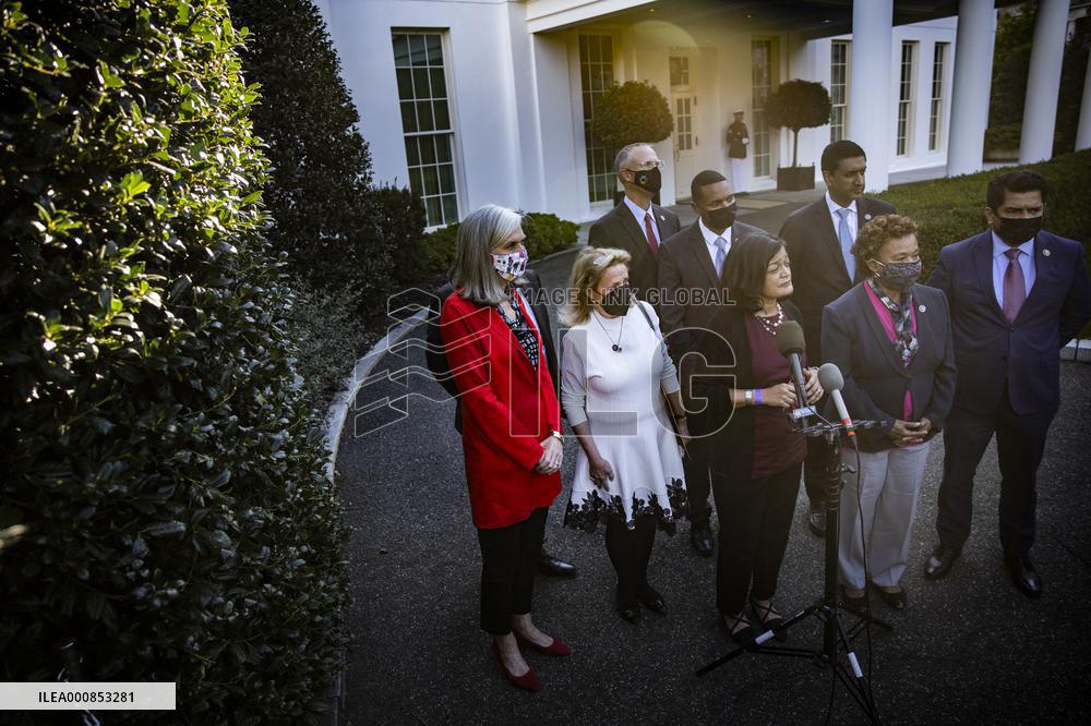 Congressional Lawmakers meet with President Biden to Discuss Legislative Agenda