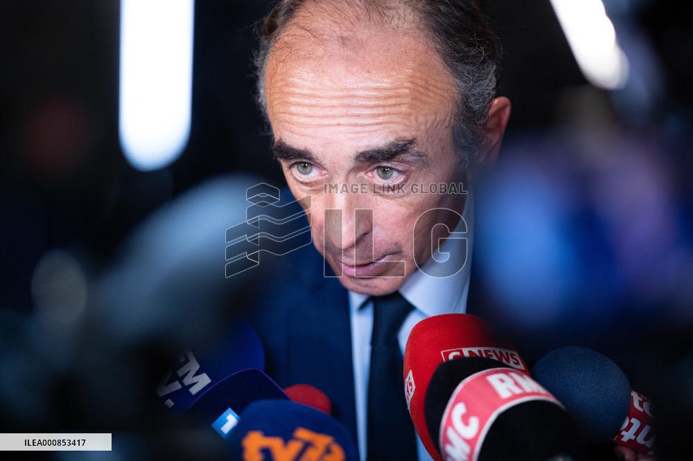 Eric Zemmour promote his new book - Versailles