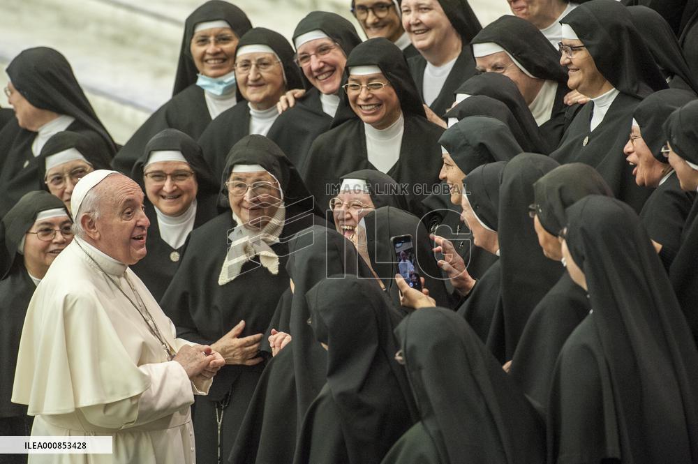 Pope Francis At Weekly General Audience - Vatican