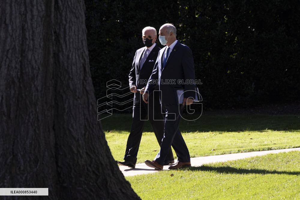 US President Joe Biden departs the White House en route to Scranton, Pennsylvania