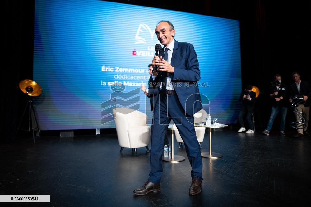 Eric Zemmour promote his new book - Versailles