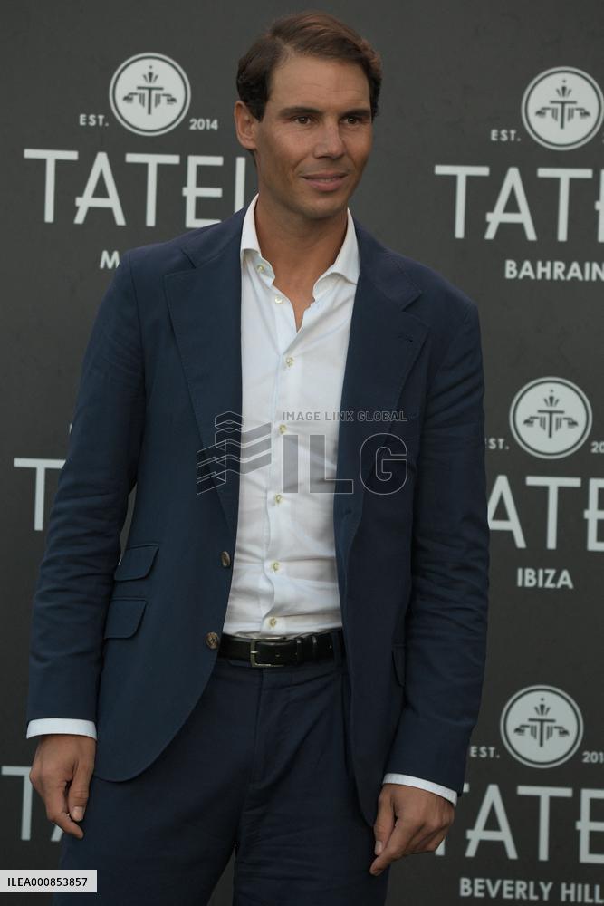 Rafael Nadal Promotes Tatel Restaurants - Madrid