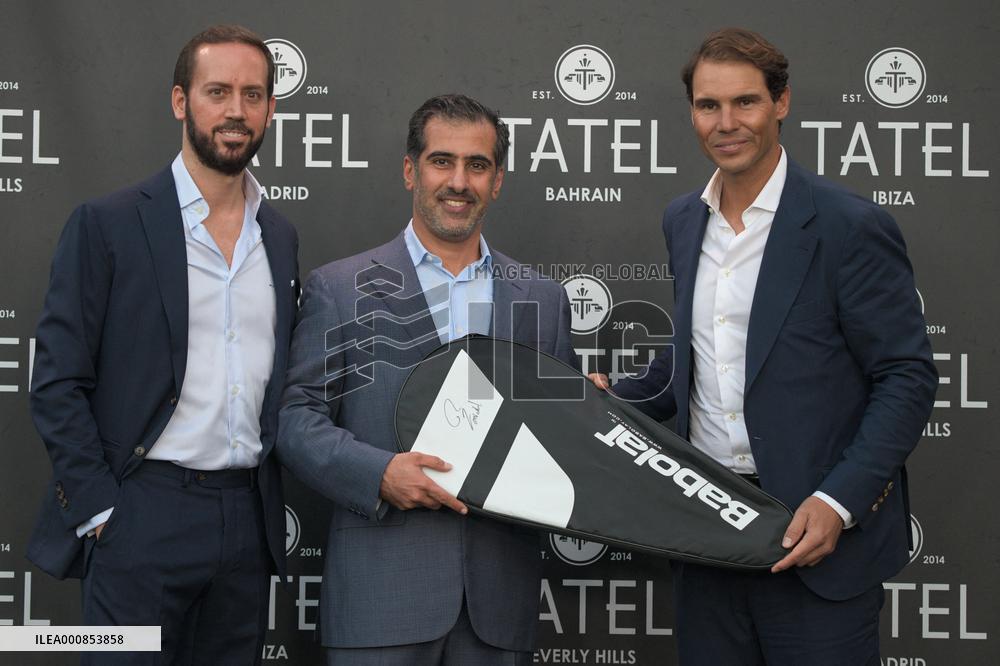 Rafael Nadal Promotes Tatel Restaurants - Madrid