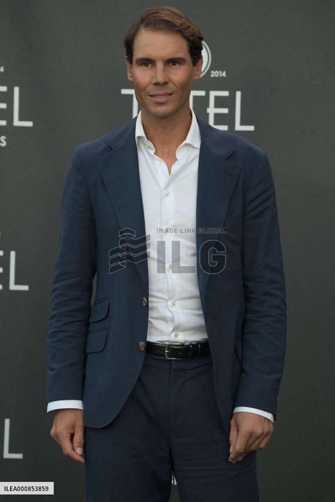 Rafael Nadal Promotes Tatel Restaurants - Madrid