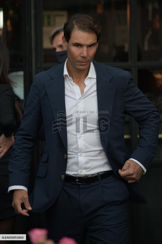 Rafael Nadal Promotes Tatel Restaurants - Madrid