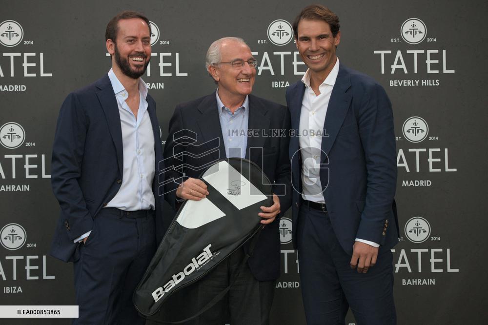 Rafael Nadal Promotes Tatel Restaurants - Madrid