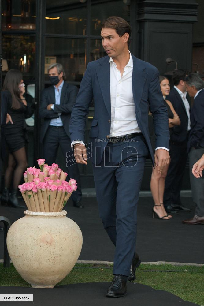 Rafael Nadal Promotes Tatel Restaurants - Madrid