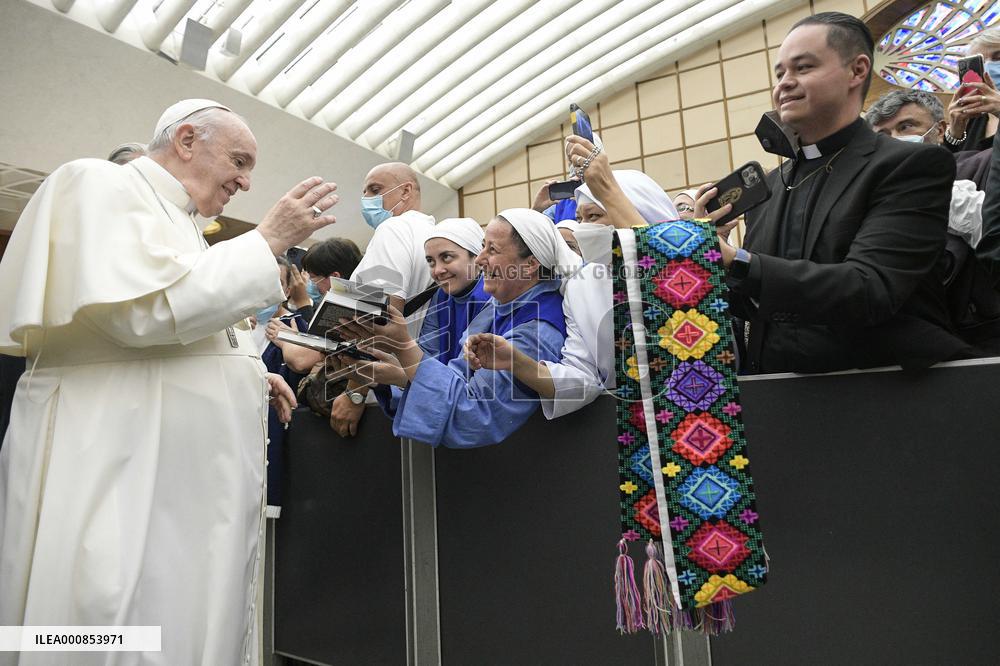 Pope Francis General Audience - Vatican