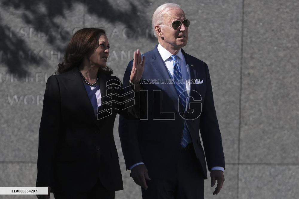 ★President Joe Biden deliver remarks at the 10th Anniversary celebration of the dedication of the Martin Luther King, Jr. Memor