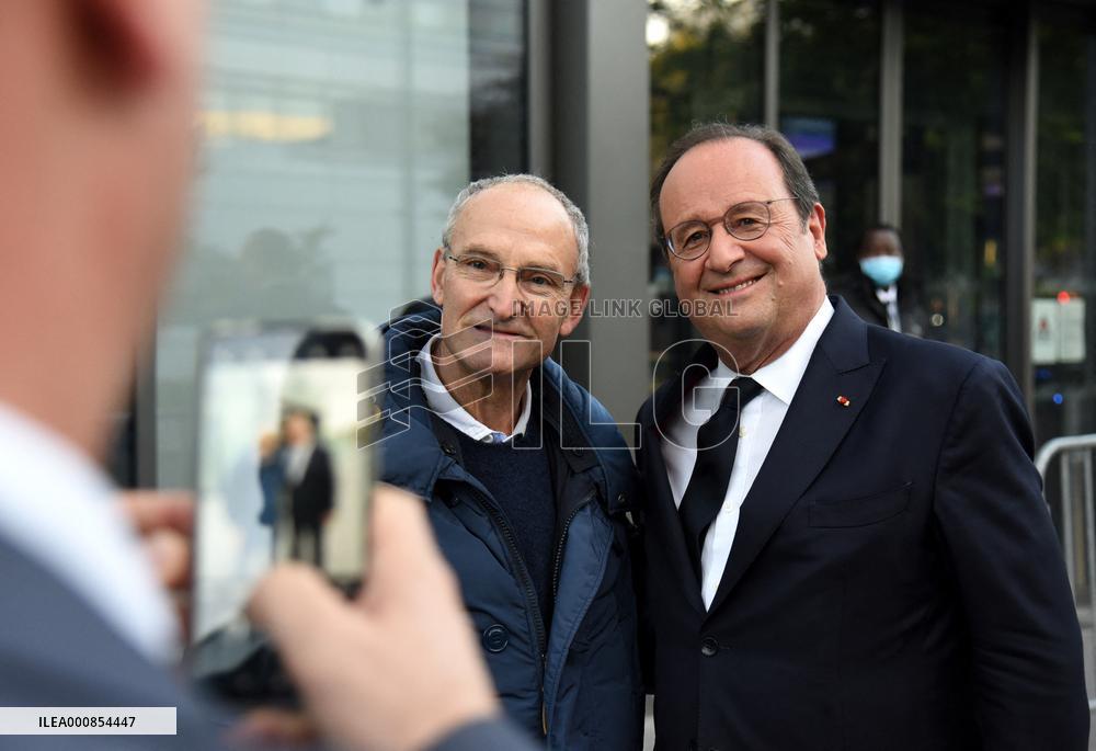 Former President Francois Hollande Appears On RMC/BFMTV - Paris