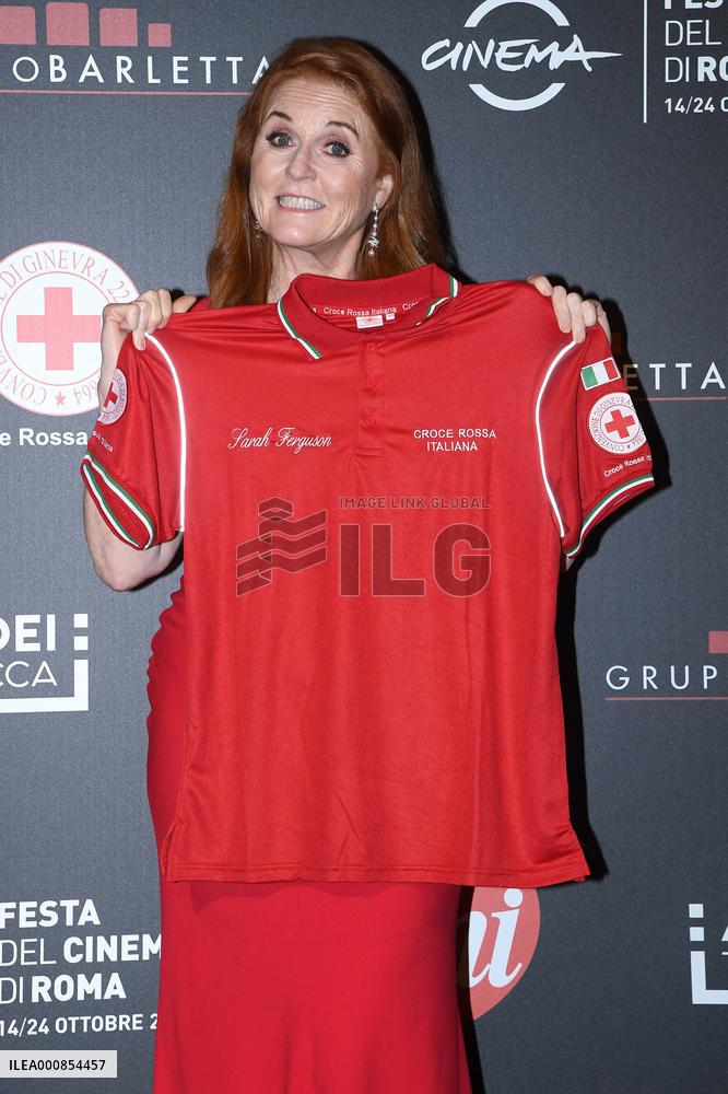 Sarah Fergusson At Red Cross Charity Event - Rome