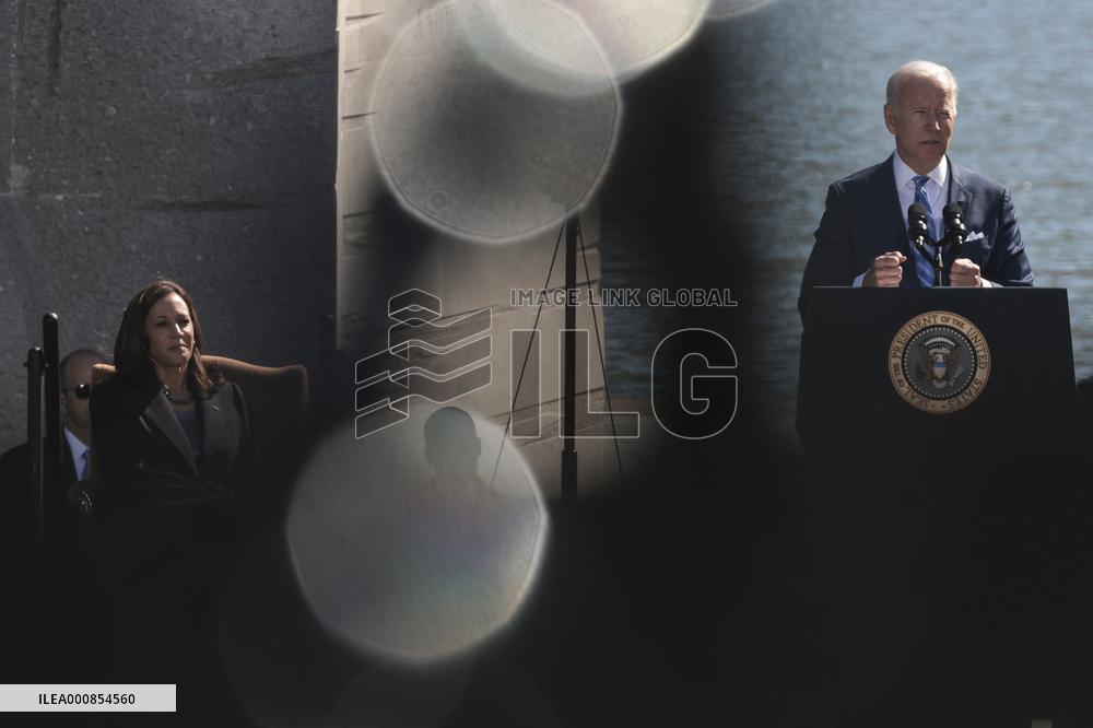 ★President Joe Biden deliver remarks at the 10th Anniversary celebration of the dedication of the Martin Luther King, Jr. Memor