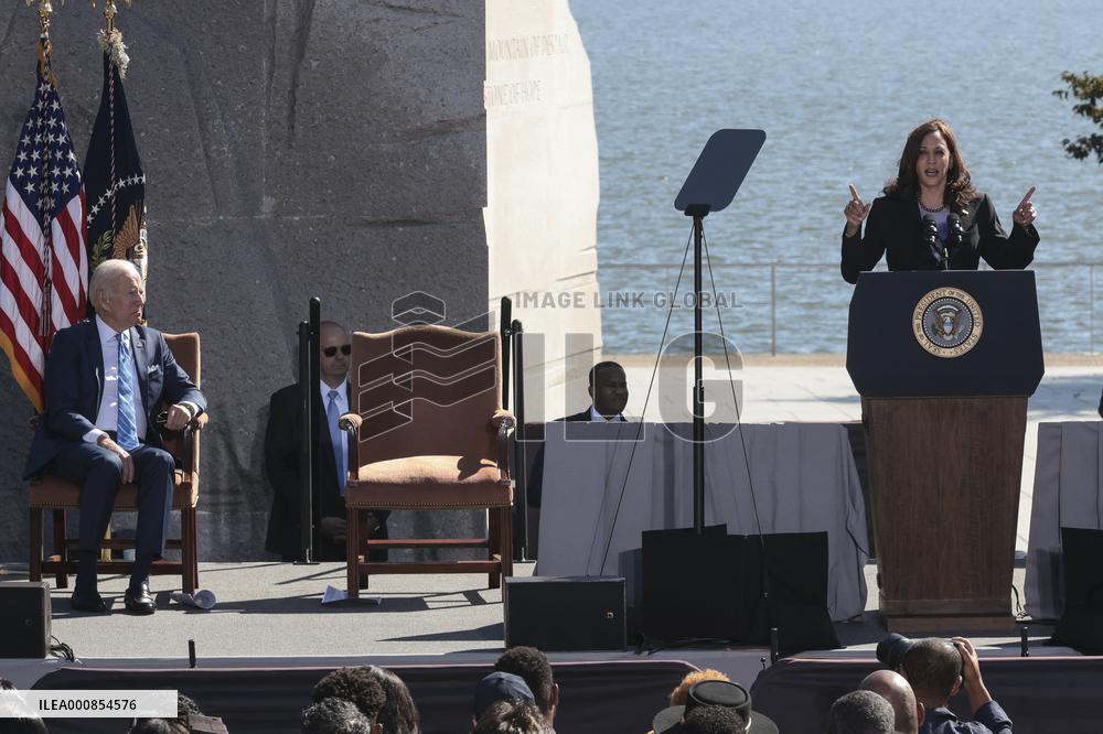 ★President Joe Biden deliver remarks at the 10th Anniversary celebration of the dedication of the Martin Luther King, Jr. Memor