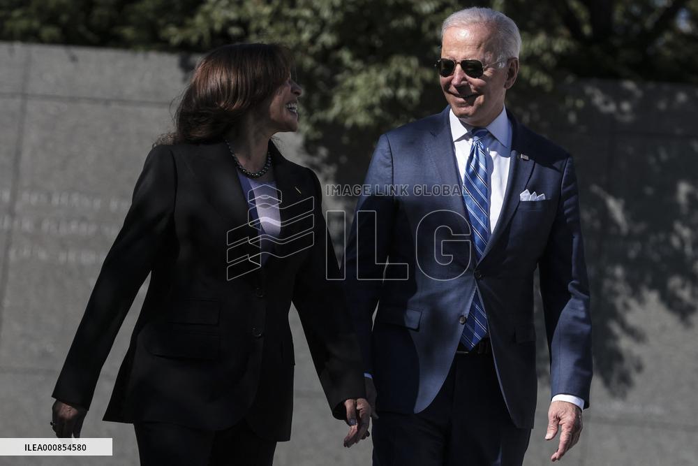 ★President Joe Biden deliver remarks at the 10th Anniversary celebration of the dedication of the Martin Luther King, Jr. Memor