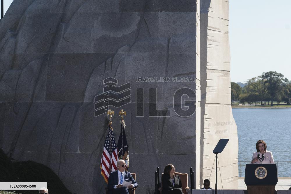 ★President Joe Biden deliver remarks at the 10th Anniversary celebration of the dedication of the Martin Luther King, Jr. Memor