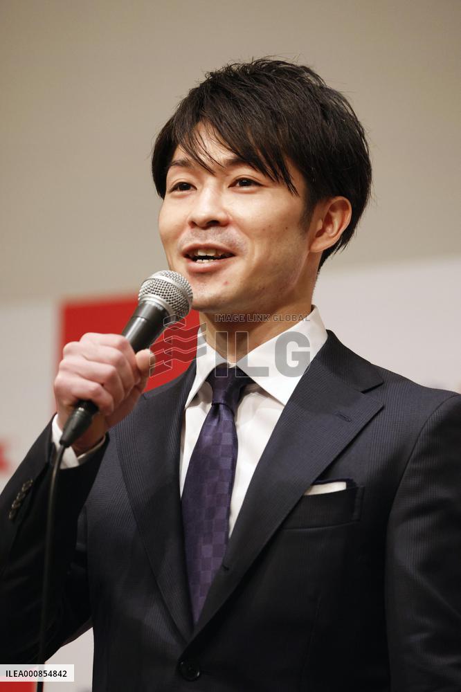 Gymnastics: Uchimura at retirement press conference