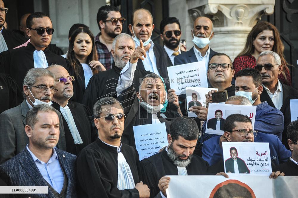 Lawyers Support Seif El-Din Makhlouf - Tunis