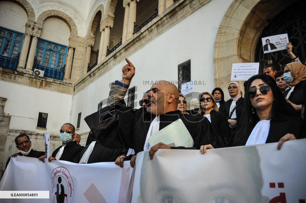 Lawyers Support Seif El-Din Makhlouf - Tunis