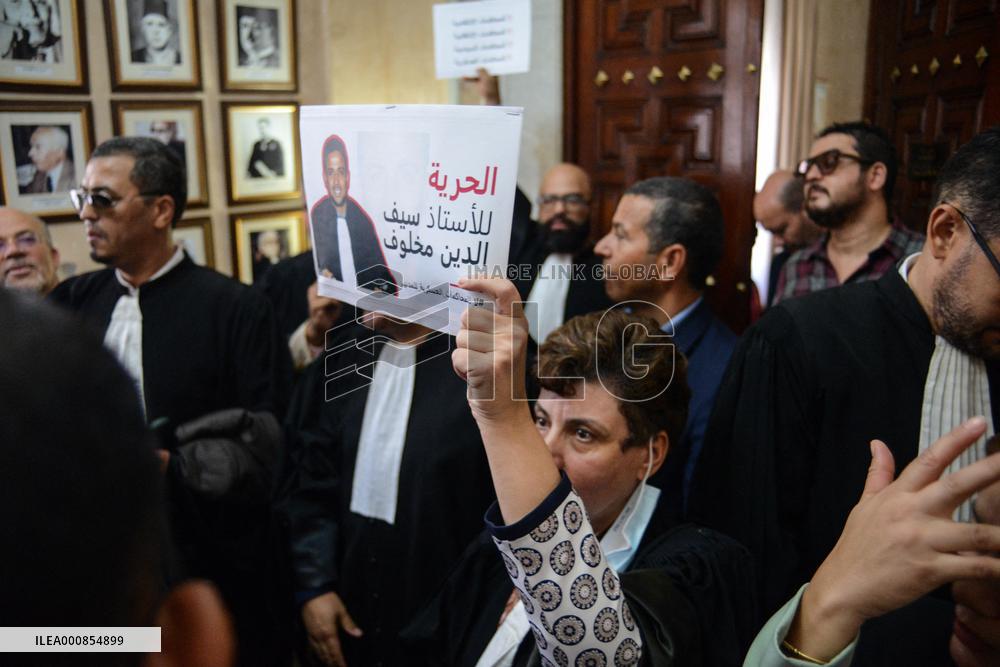 Lawyers Support Seif El-Din Makhlouf - Tunis