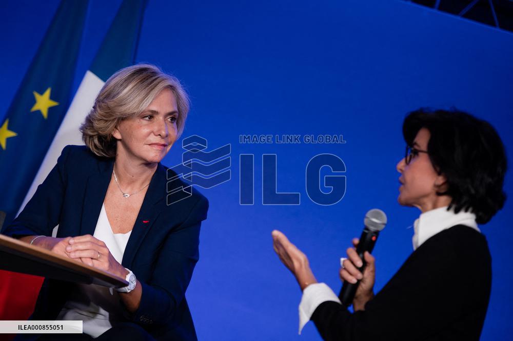 Valerie Pecresse  At A Meeting At LR Headquarters - Paris