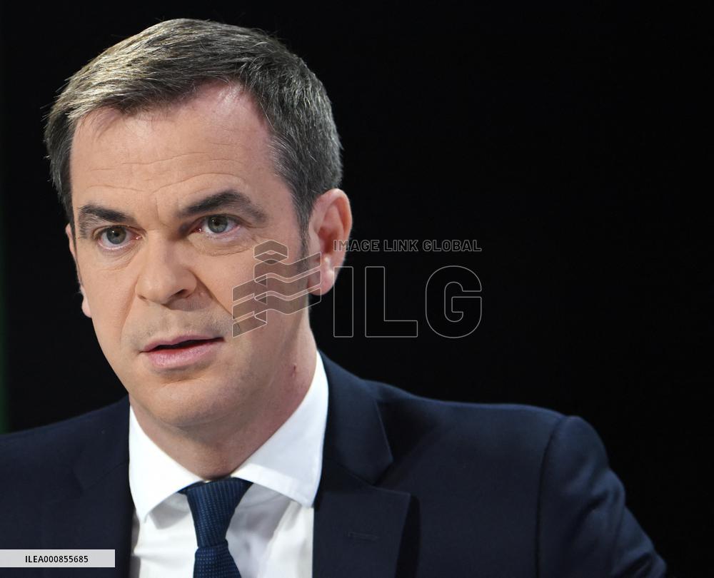 Olivier Veran on RMC/BFMTV in Paris