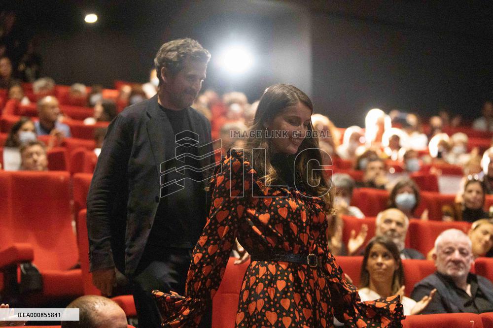 Guillaume Canet and Laetitia Casta at Cineroman Festival - Nice