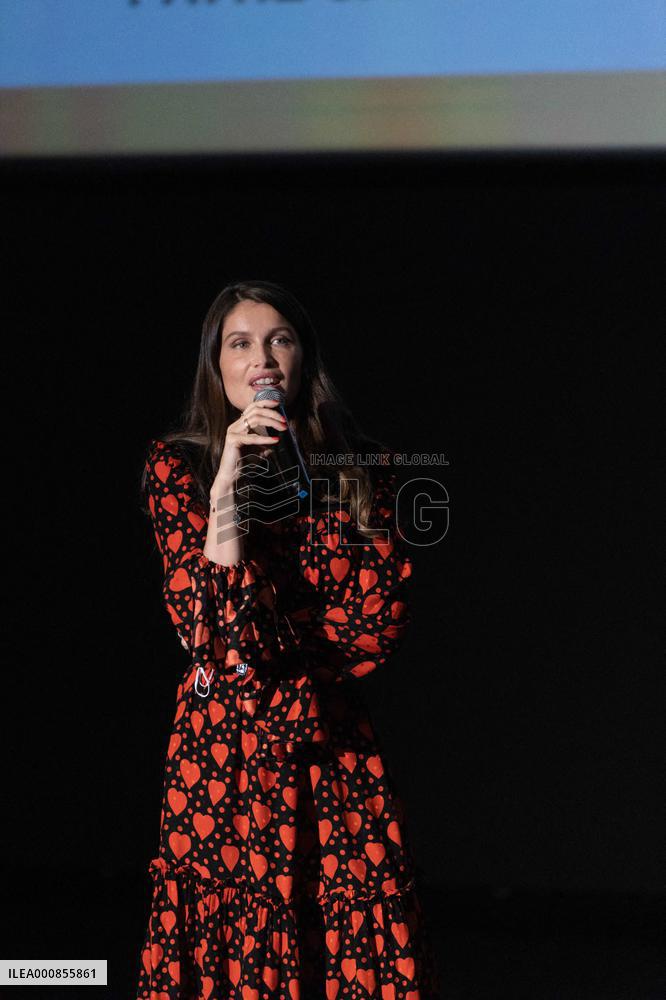 Guillaume Canet and Laetitia Casta at Cineroman Festival - Nice