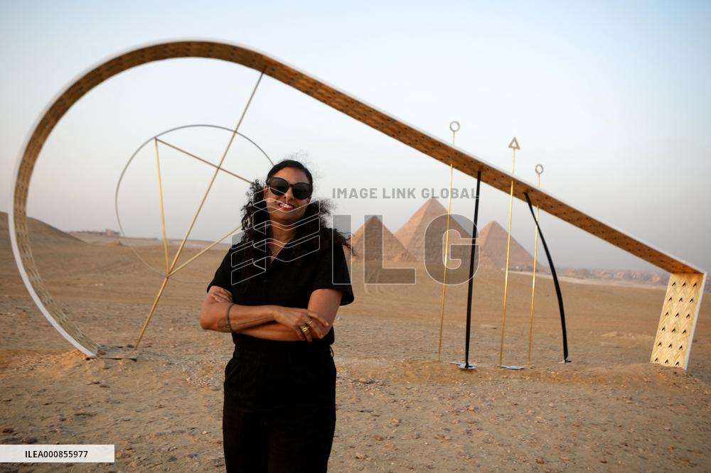 Contemporary Art Exhibition by the Pyramids - Giza - Egypt