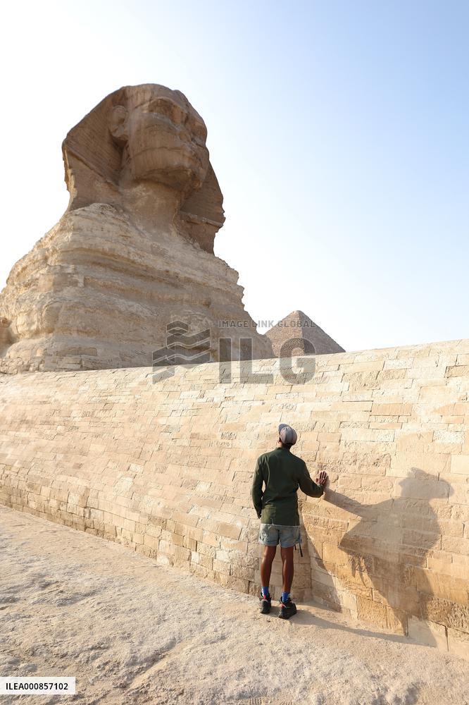 Pharrell Williams And JR By The Pyramids - Giza