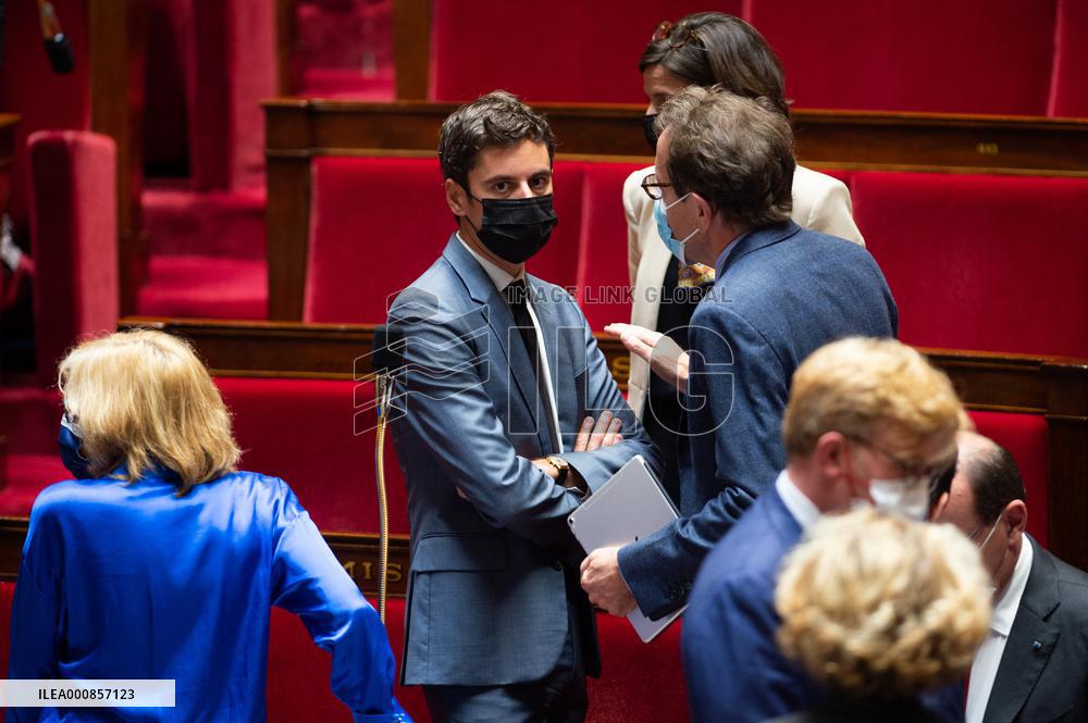 Questions to the government at the Assemblee Nationale - Paris