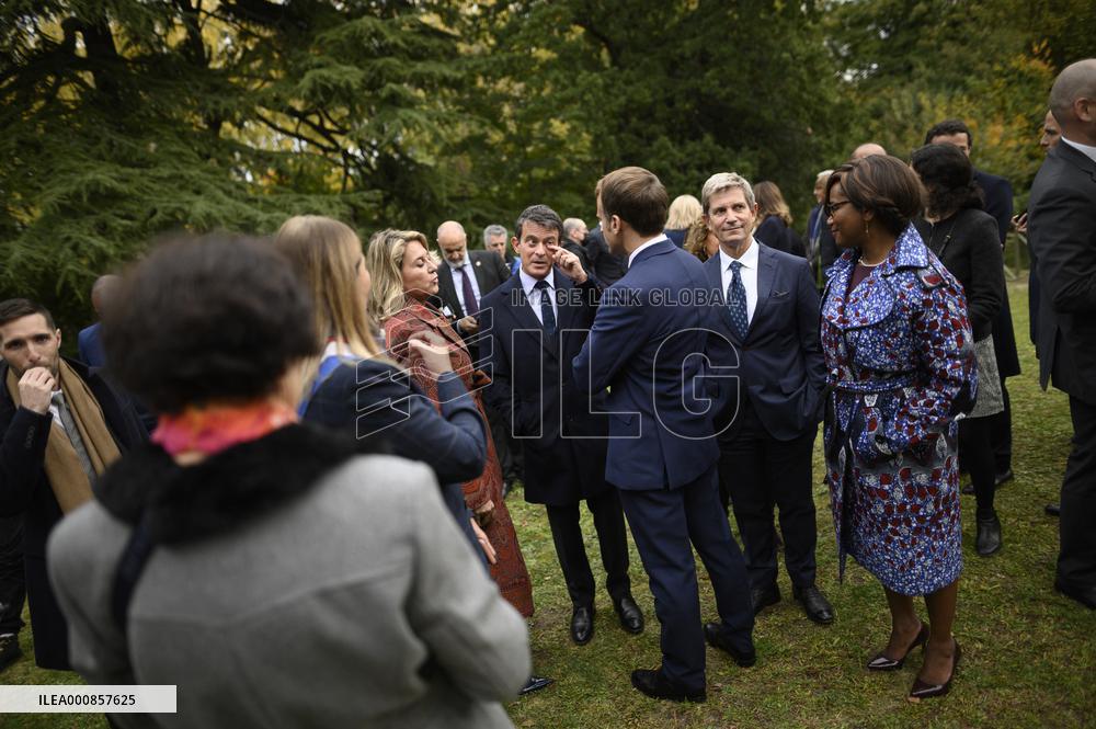 President Macron Visits Emile Zola House - Medan