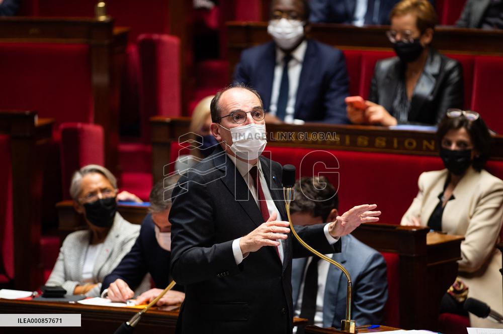 Questions to the government at the Assemblee Nationale - Paris