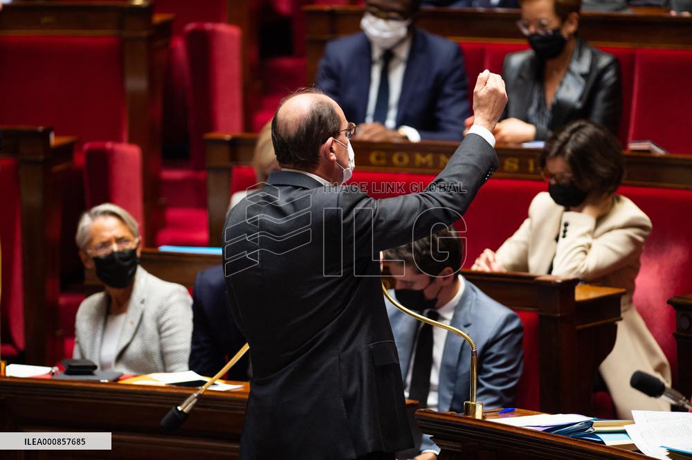 Questions to the government at the Assemblee Nationale - Paris