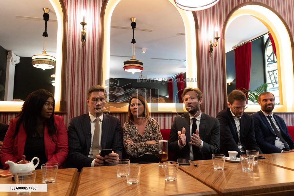 Presentation of the Socialist Party spokesperson team - Paris