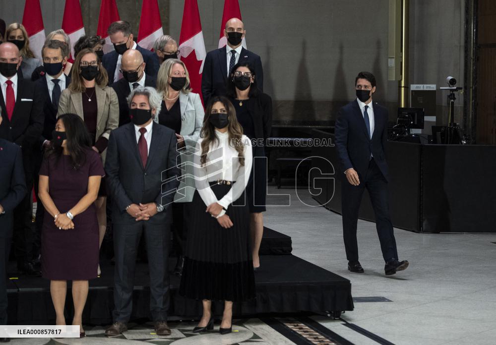 Cabinet Swearing-In Ceremony - Ottawa