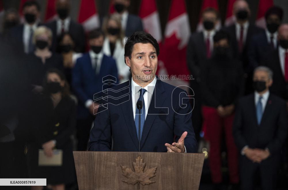 Cabinet Swearing-In Ceremony - Ottawa