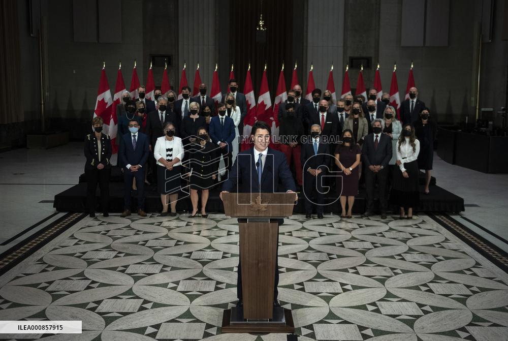 Cabinet Swearing-In Ceremony - Ottawa