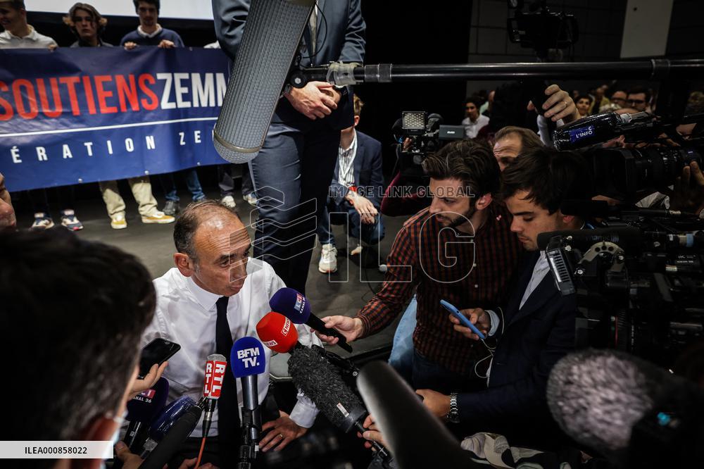 Eric Zemmour Promotes His Book - Biarritz