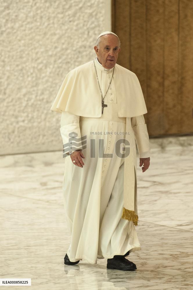 Pope Francis During Weekly General Audience - Vatican