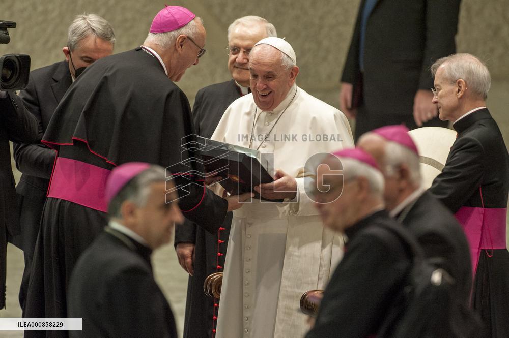 Pope Francis During Weekly General Audience - Vatican