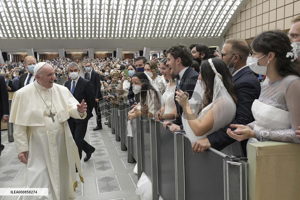 Pope Francis During Weekly General Audience - Vatican