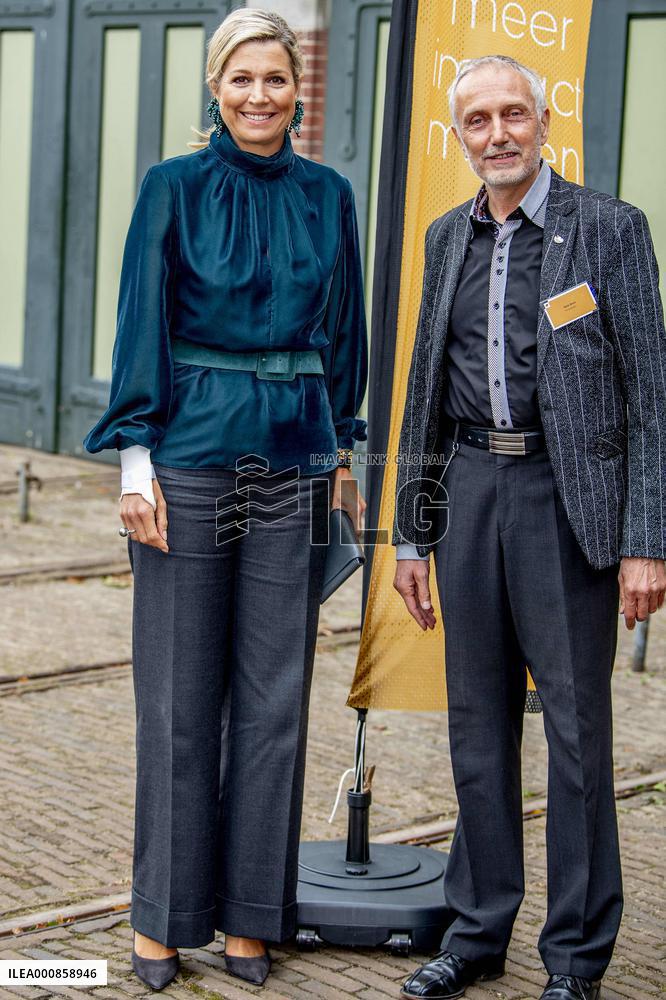 Queen Maxima Attends An Event Launch - The hague
