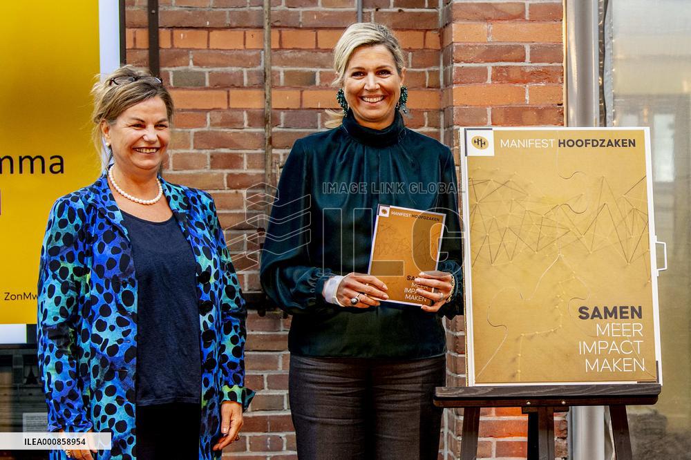 Queen Maxima Attends An Event Launch - The Hague
