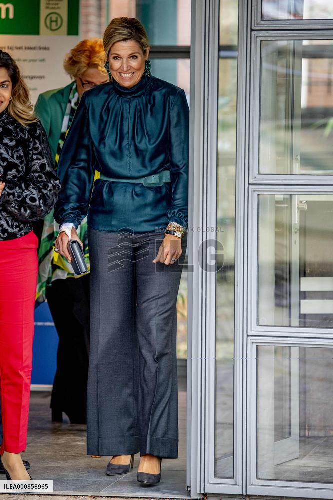 Queen Maxima Attends An Event Launch - The Hague