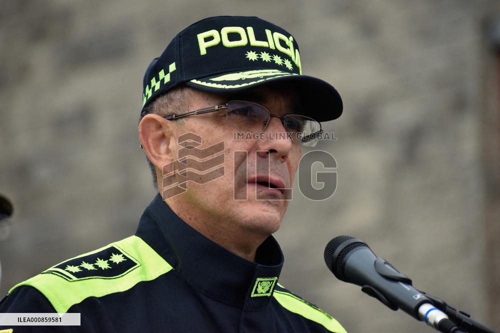 Colombian Army And Police Press Conference - Colombia
