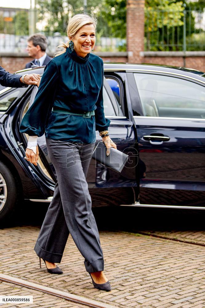 Queen Maxima Attends An Event Launch - The hague
