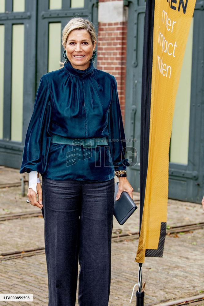 Queen Maxima Attends An Event Launch - The hague