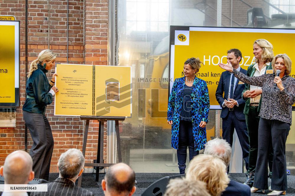 Queen Maxima Attends An Event Launch - The Hague