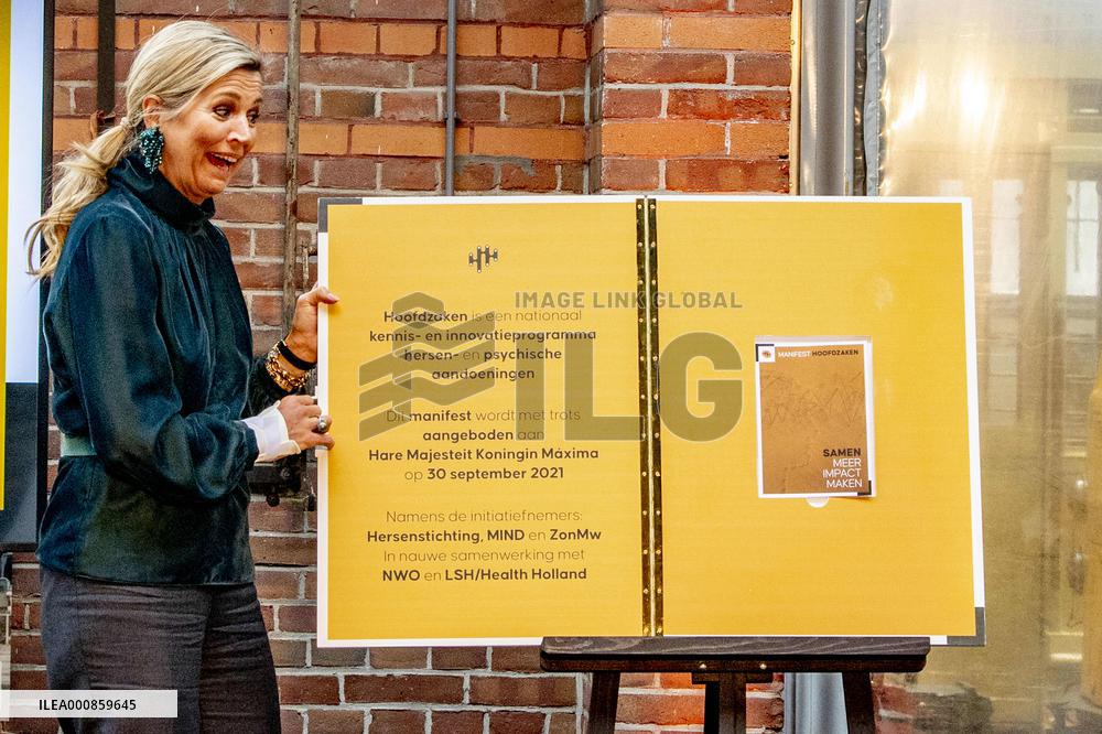 Queen Maxima Attends An Event Launch - The Hague