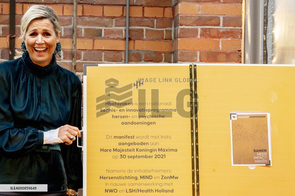 Queen Maxima Attends An Event Launch - The Hague